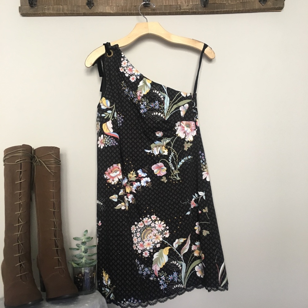 🆕 {Anthropologie} Ashbury One-Shoulder Dress 2P - Picture 4 of 8